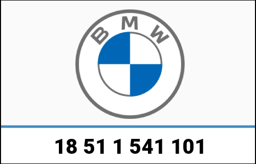 BMW Genuine Exhaust manifold  chrome-plated | 18511541101 / 18 51 1 541 101