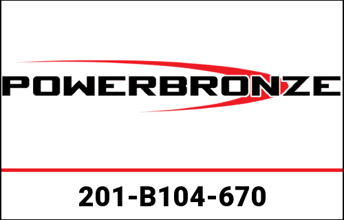 Powerbronze / パワーブロンズ ハガー BMW S1000RR 19-20 マットブラック-シルバーメッシュ | 201-B104-670