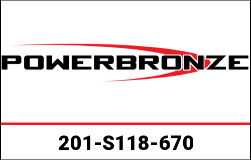 Powerbronze ハガー SUZUKI GSX1300R HAYABUSA 21/マットブラック-シルバーメッシュ | 201-S118-670