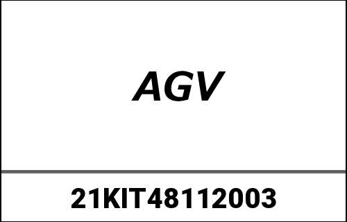AGV / エージーブ KIT VISOR & SUN VISOR MECHANISM + PAINTED COVERS FLUID MATT BLACK | 21KIT48112003