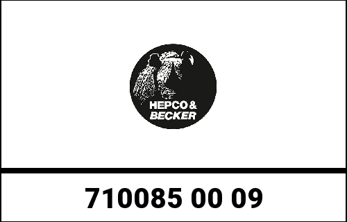 Hepco & Becker / ヘプコ&ベッカー Replacement lid for Xceed side case silver | 710085 00 09