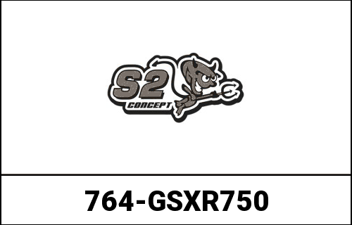 S2-Concept / S2コンセプト ホイールアーチ GSXR750 塗装済み ブラック | 764-GSXR750
