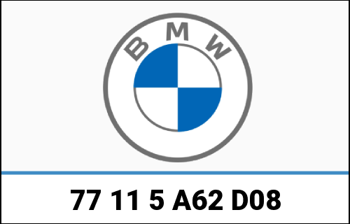 BMW Genuine Double silencer  titanium  black | 77115A62D08 / 77 11 5 A62 D08