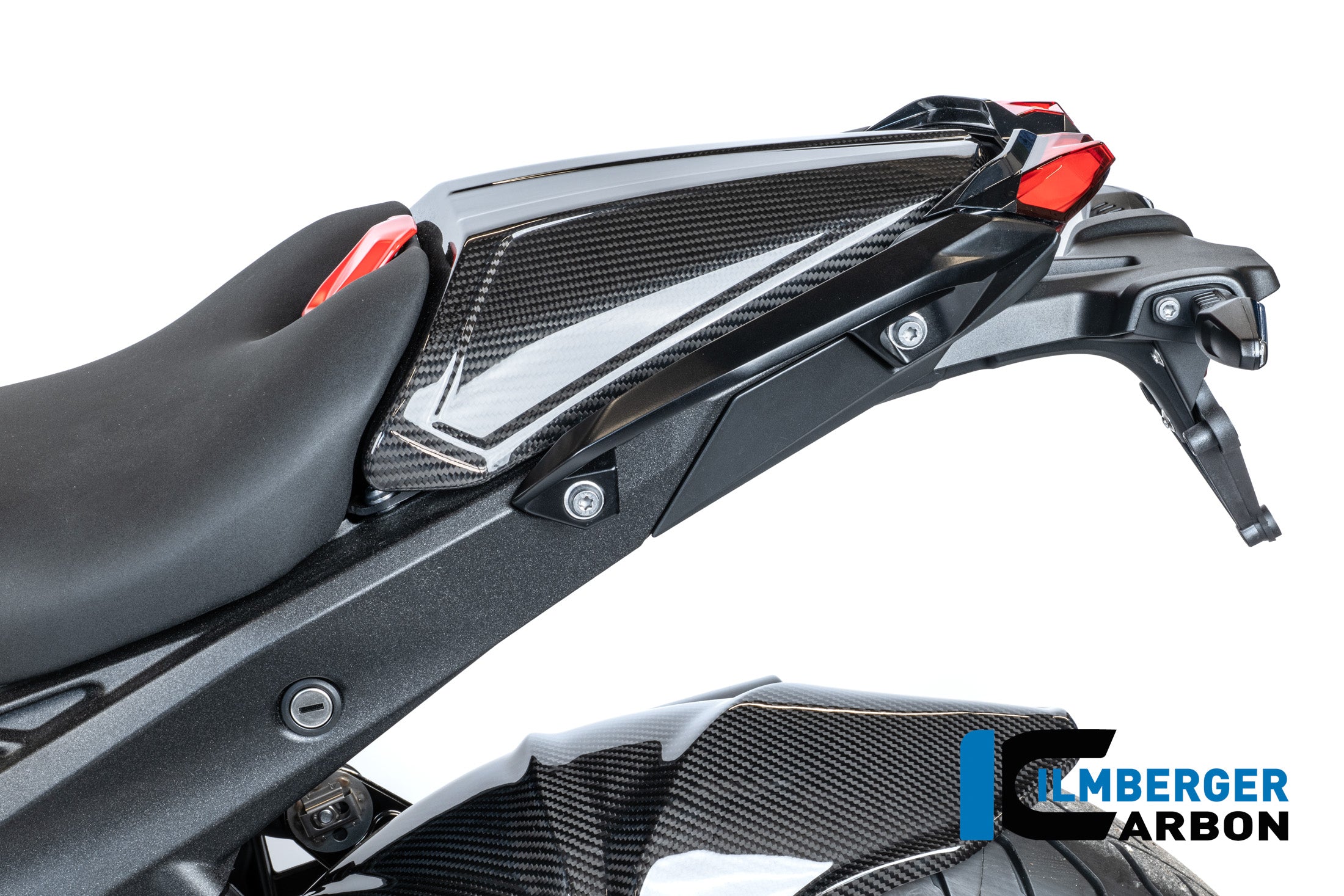 Ilmberger Carbon / イルムバーガー BMW R 1300 R 用 カーボン光沢仕上げ パッセンジャーシートカバー | CG.SIA.013.R130R