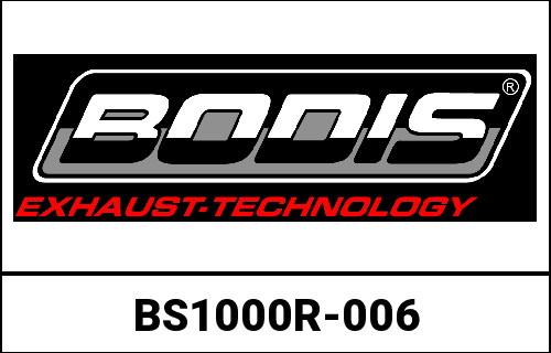 Bodis（ボディス） GPC-RS II  Slip-On  Stainless Steel Black for BMW S1000R (2017-2019) | BS1000R-006