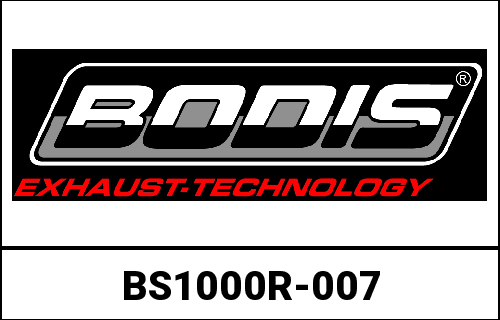 Bodis（ボディス） GPC-RS II-GEX  Slip-On  Stainless Steel Black for BMW S1000R (2017-2019) | BS1000R-007