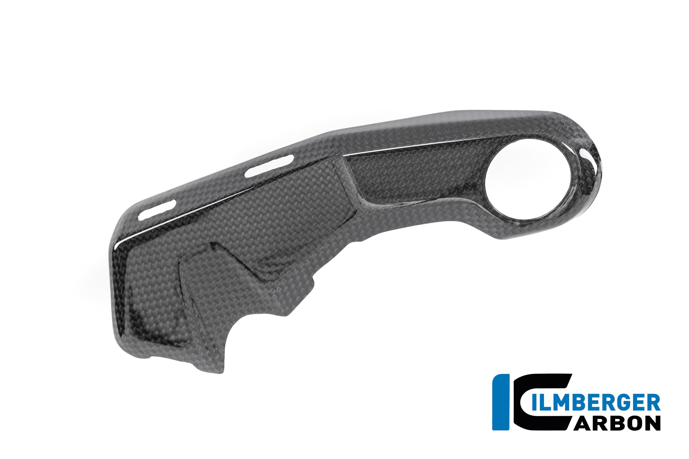 Ilmberger Carbon / イルムバーガー アッパーフレームカバー（右側） カーボン グロス Ducati Multistrada V4 2025 | CG.RAR.013.MTS25