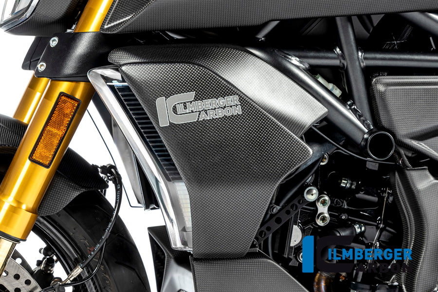 ILMBERGER / イルムバーガー ラジエーターカバー 左 マット Diavel 1260 | WKL.106.DI19M.K