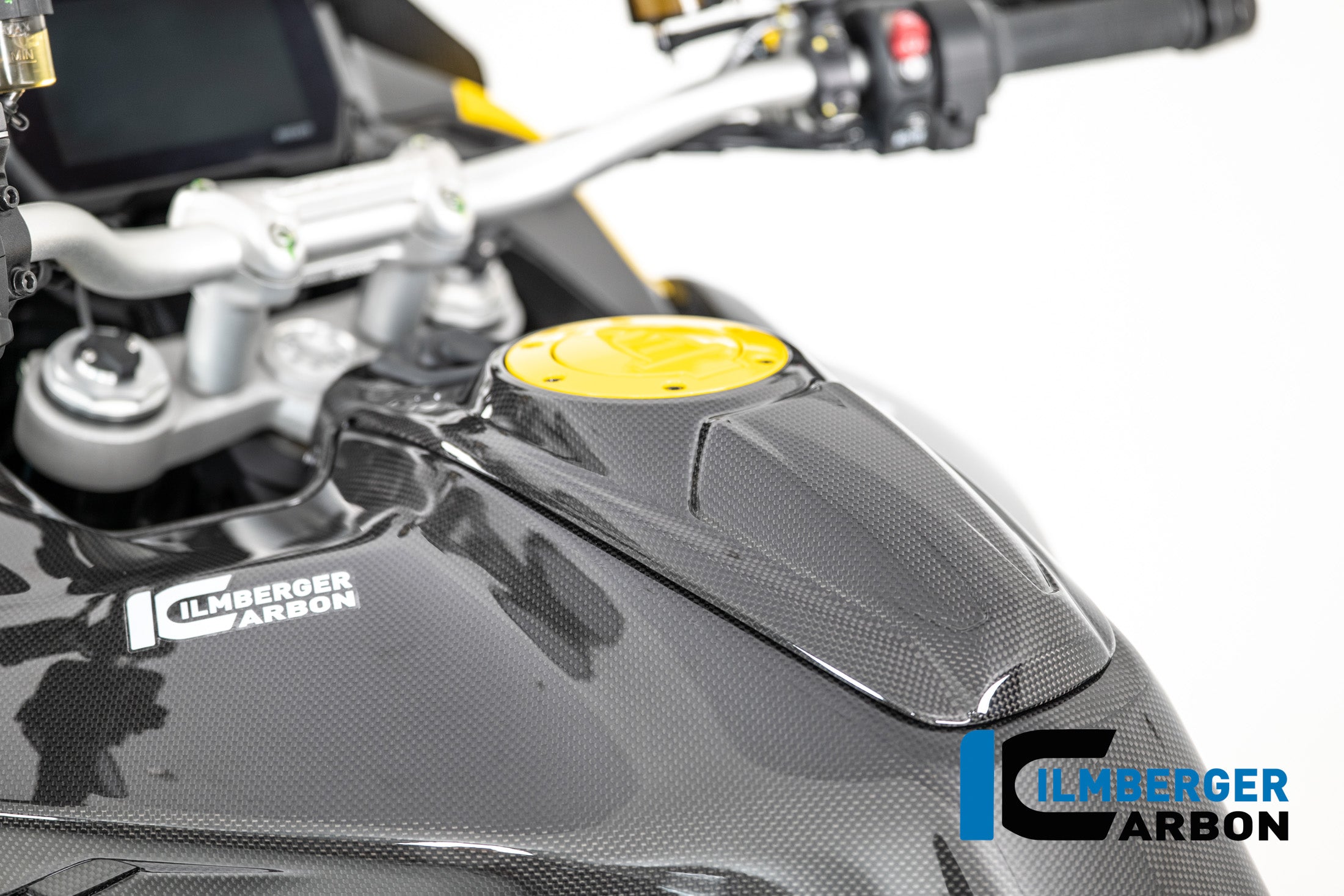 Ilmberger Carbon / イルムバーガー アッパータンクカバー カーボン グロス Ducati Multistrada V4 2025 | CG.TAO.008.MTS25