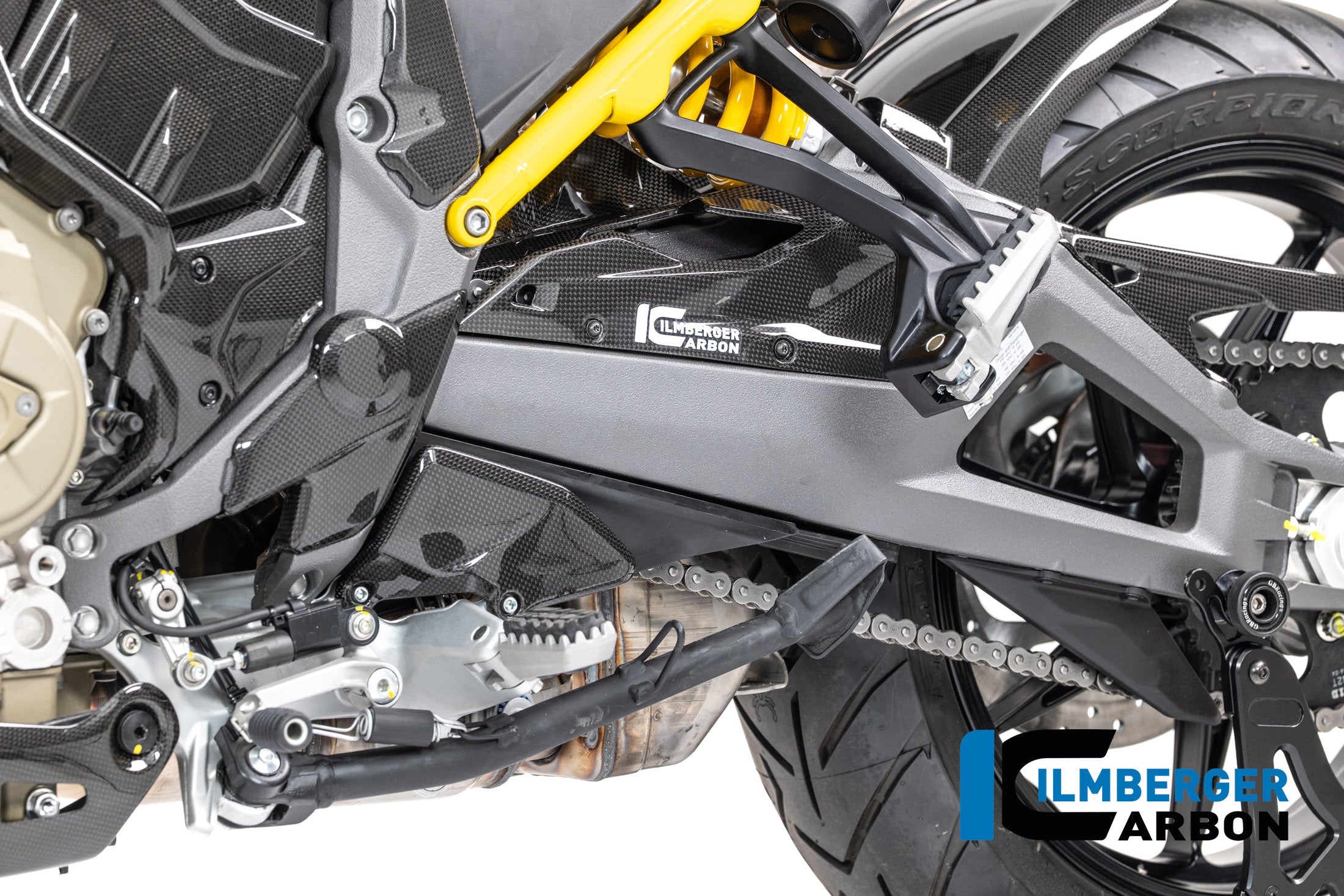 Ilmberger Carbon / イルムバーガー スプロケットカバー カーボン グロス Ducati Multistrada V4 2025 | CG.RIO.023.MTS25