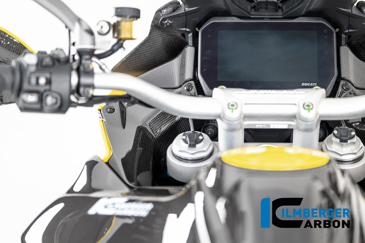 Ilmberger Carbon / イルムバーガー 左側コックピットカバー カーボン グロス Ducati Multistrada V4 2025 | CG.CAL.028.MTS25