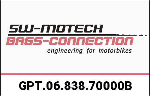 SWモテック / SW-Motech TRAX ADV トップケースシステム ブラック Yamaha Niken GT (22-). | GPT.06.838.70000/B