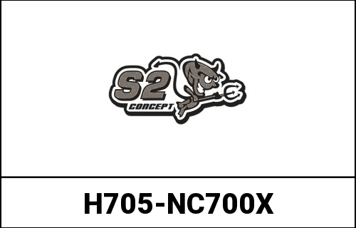 S2-Concept / S2コンセプト ラジエータースクープ HONDA NC700X raw (未塗装)-raw | H705-NC700X