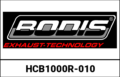 Bodis（ボディス） MGPX2  Slip-On  Stainless Steel Black for HONDA CB1000R (2018-2019) | HCB1000R-010