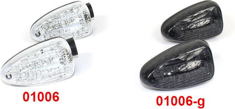 Hornig LED turning signals with grey lenses | 01006-g
