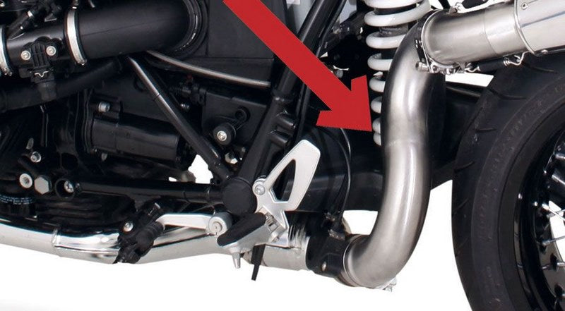 Hornig / ホーニグ ピン Stainless steel connecting tube upswept for BMW RnineT (2014 - 08/2016) | 0108 087514