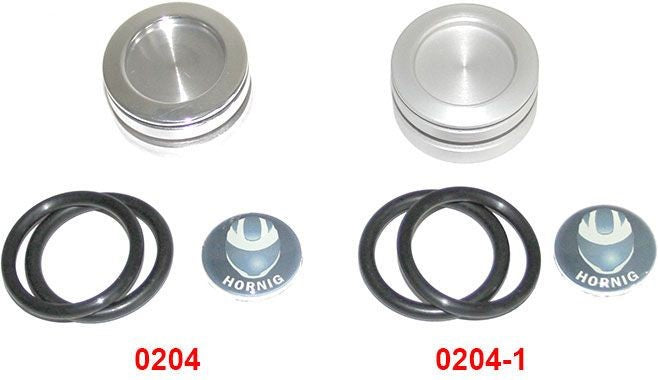 Hornig Rear wheel centre cover  Natural anodized | 0204-1