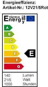 Hornig Red bulb for rear- and brakelight 12 Volt 21/5Watt | 12V21/5Rot