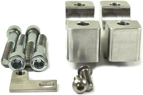 Hornig Handlebar Risers 25mm silver | 30224