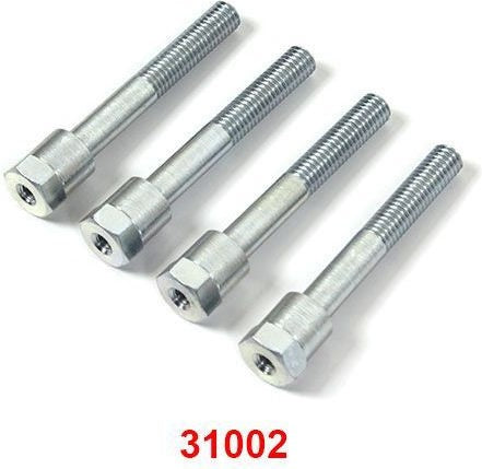 Hornig Handlebar Risers  Special screw-set M8 x 54 with M5 thread for GPS mounting (1 set = 4 screws) | 31002