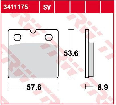 Hornig Brake pads front | 3411175