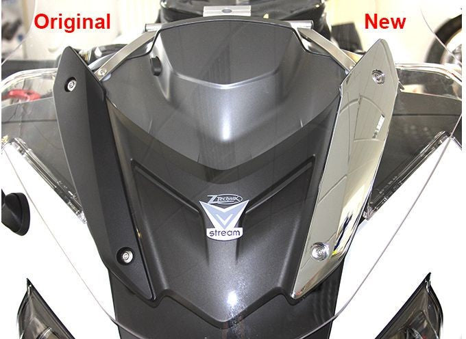 Hornig Windscreen panels chrome  2 pieces | 367337-338
