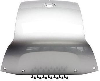 Hornig Panel for topcase cover silver varnished | 4654152