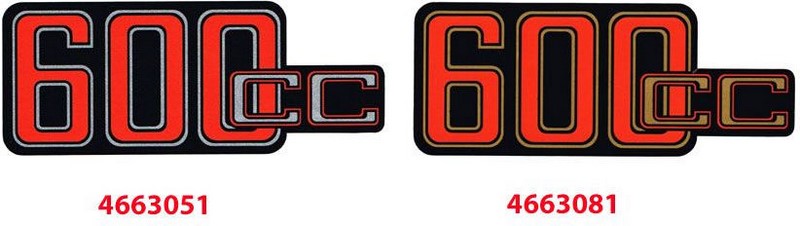 Hornig Sticker 600cc red/black/silver | 4663051