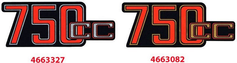 Hornig Sticker 750cc red/black/silver | 4663327