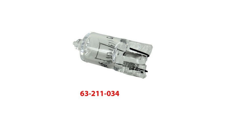 Hornig / ホーニグ ピン Bulb License Plate Light 12V 5W W2 for BMW F750GS  F850GS & F850GS Adventure | 63-211-034