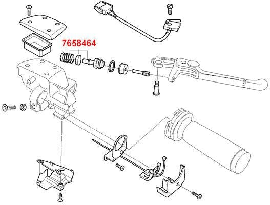 Hornig Maintenance kit  piston  anodised | 7658464