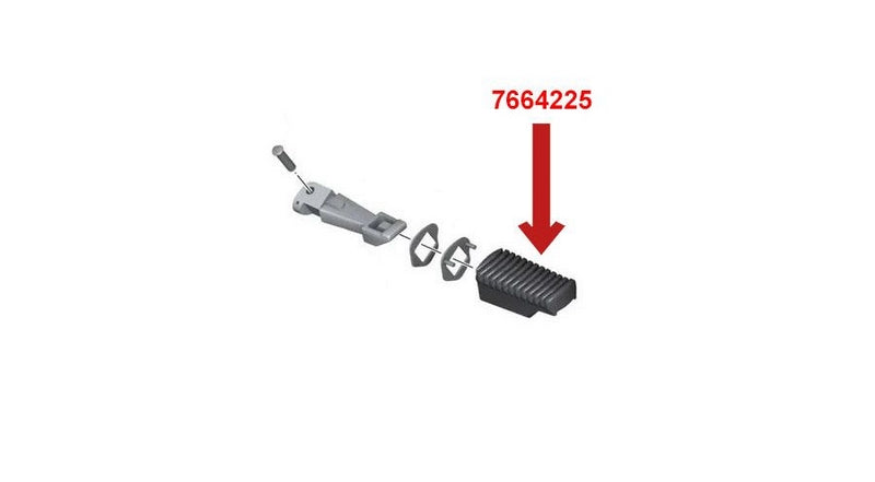Hornig / ホーニグ ピン Foot-peg rubber (driver & passenger) for BMW K1200GT (2006-2008) | 7664225