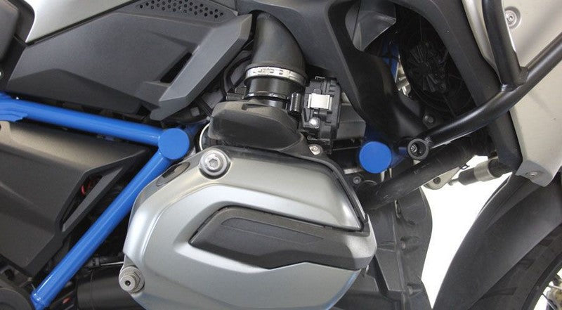 Hornig Frame Covers - Engine Mounting blue (4 pieces) | B-0531