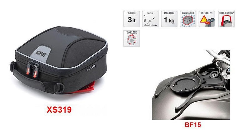 Hornig / ホーニグ ピン Tankbag XS319 for BMW F650GS (08-12)  F700GS & F800GS | BF15