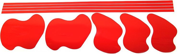 Hornig Decor sticker set red | DekoGSr