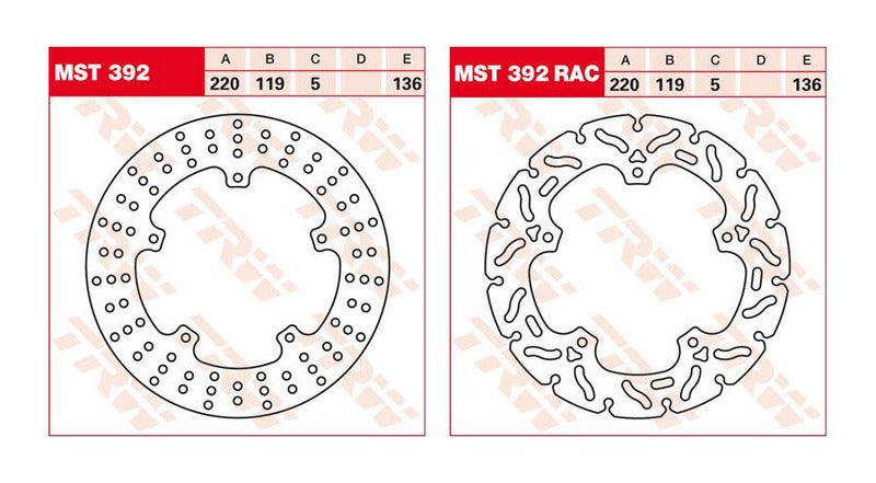 Hornig / ホーニグ ピン Rear brake disc for BMW S1000R (2014-2020) | MST 392