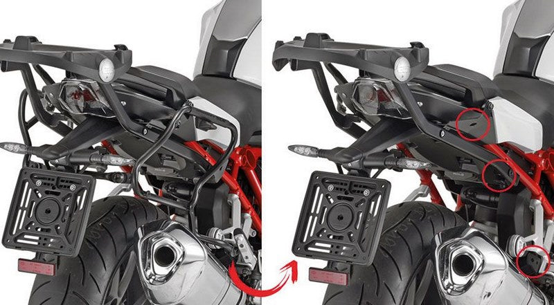 Hornig / ホーニグ ピン Side case mounting for BMW R 1200 R  LC (2015-2018) | PLXR5117