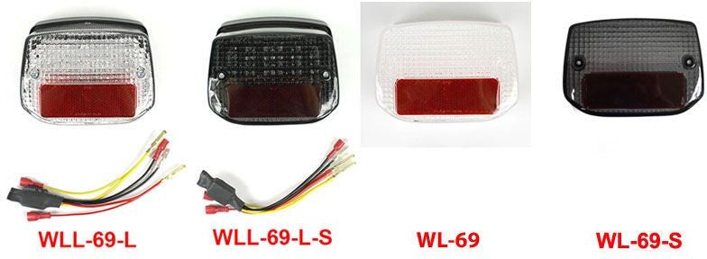 Hornig LED taillight clear | WLL-69-L