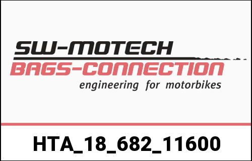 SW-MOTECH / SWモテック SLH side carrier LH1 left | HTA.18.682.11600