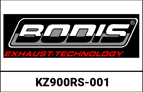Bodis（ボディス） MGP-N  Slip-On  Stainless Steel Black for KAWASAKI Z900RS (2018-2019) | KZ900RS-001