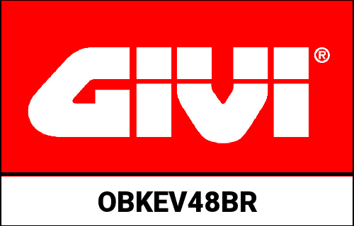 GIVI / ジビ アルミ サイドケース Trekker Outback（トレッカーアウトバック） EVO 48  ブラック 右  48 L. / スマートセキュリティロック | OBKEV48BR
