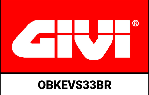 GIVI / ジビ アルミ サイドケース Trekker Outback（トレッカーアウトバック） EVO 33 Monokey ブラック  サイドオフセット  右  スマートセキュリティロック | OBKEVS33BR