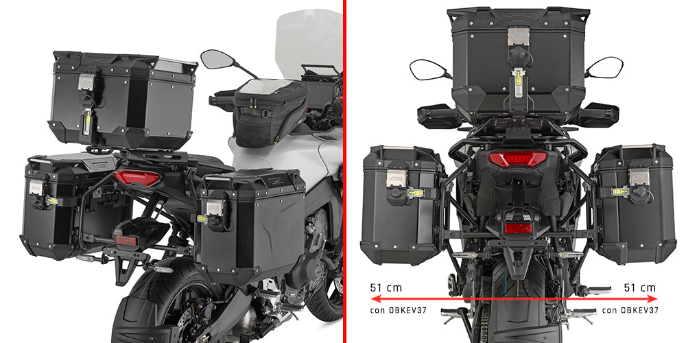 GIVI サイドケースホルダー ケース TREKKER OUTBACK ヤマハ TRACER 9/GT/GT+ (25) PLO2171CAM