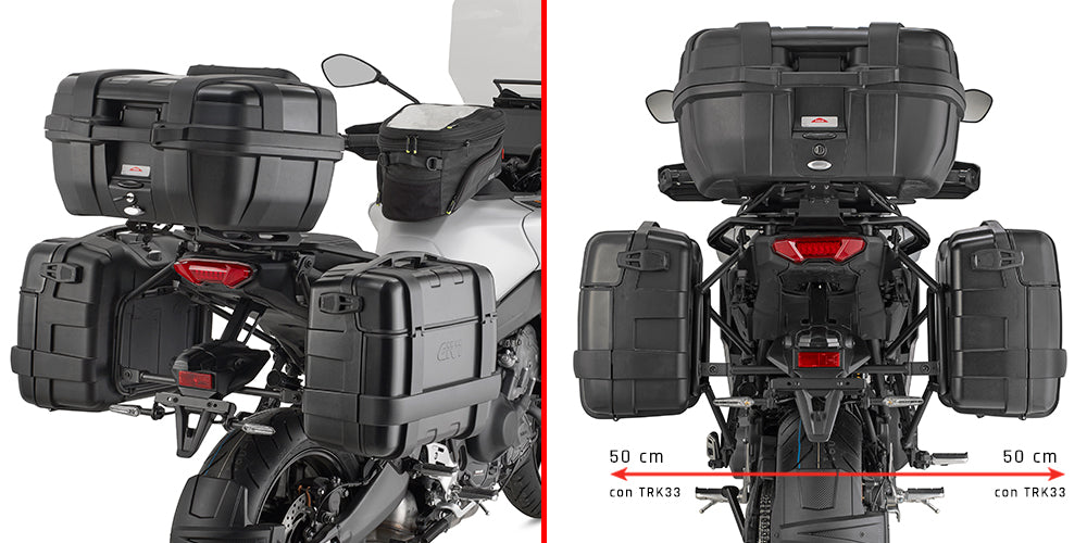 GIVI サイドケースホルダー ケース ヤマハ TRACER 9/GT/GT+ (25) PLO2171MK