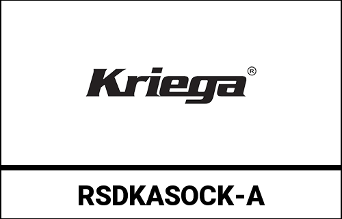 KRIEGA RSD TOOLROLL SOCKET RAIL 1/4 INCH  Black | RSDKASOCK-A