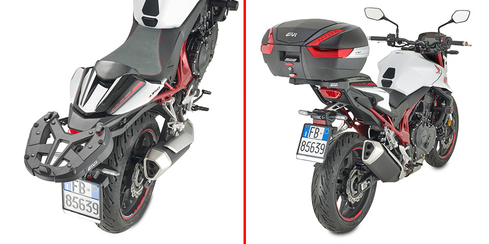 GIVI トップケース用リアキャリア ホンダ CB 750 HORNET (23-25) / E-CLUTCH (26) SR1221