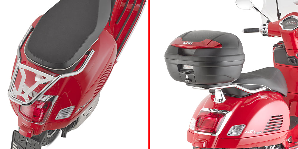 GIVI リア用 キャリア ピアジオ ベスパ クローム SR5620CR