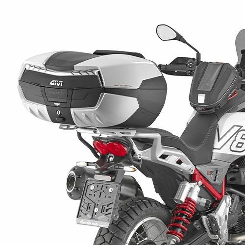 GIVI / ジビ V58 Maxia （マキシア） 5 Monokey トップケース  Limit. Edition  クリアリフレクター  パールホワイトペイントカバー | V58WLTD