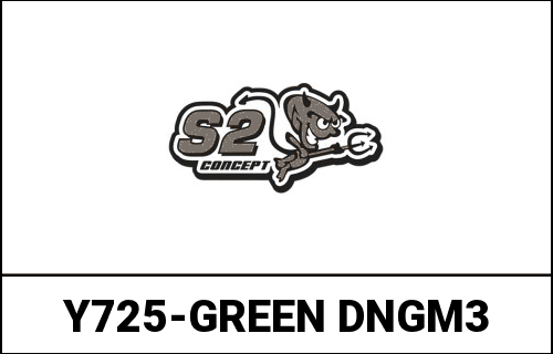 S2-Concept / S2コンセプト バックカバー (テールフェアリング) LEDライト付き XSR 700 グリーン | Y725