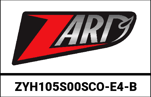 Zard / ザード Eマーク E4 ステンレス フルキット（フルエキゾーストシステム） カーボンエンドキャップブラック付 | ZYH105S00SCO-E4-B